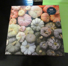 Galison Puzzles Heirloom Pumpkins 1000 piece, great condition with bonus poster