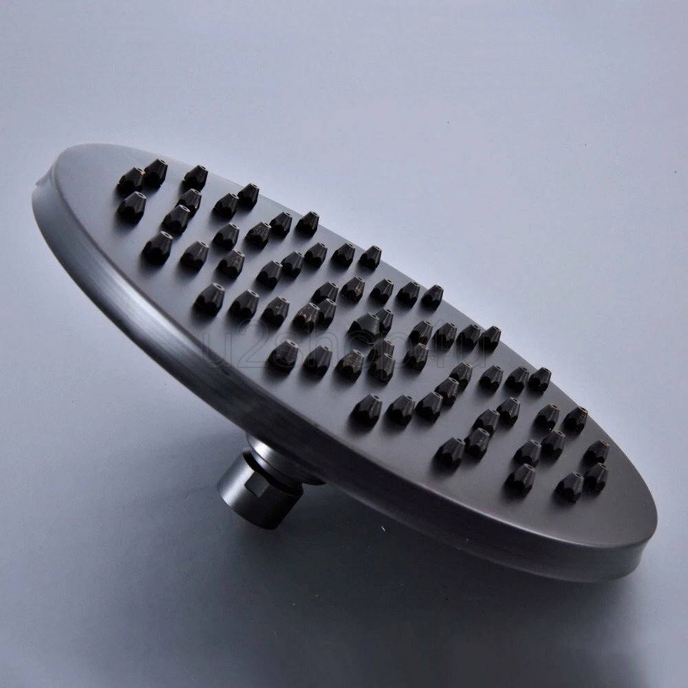 Oil Rubbed Bronze 8" inch Round Rainfall Shower Head Bathroom Shower Head