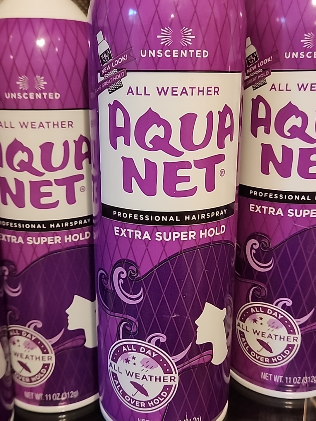 5 x Aqua Net Professional Extra Super Hold Spray All Weather Unscented ...