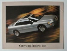 CHRYSLER SEBRING 1996 dealer sheet brochure - French - Canada