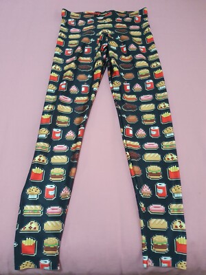 Black Milk Junk Food Black Leggings size LARGE - Blackmilk BNWT