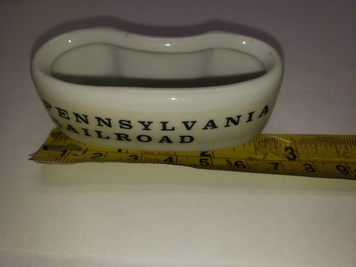 Pennsylvania Railroad Napkin Ring Ceramic Vintage Train Set UNKNOWN REPRODUCTION - Picture 10 of 23