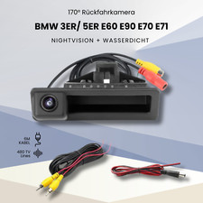 170° AHD Rückfahrkamera BMW 3er/5er Serie E60 E90 E70 E71 Night Vision IP67 11cm