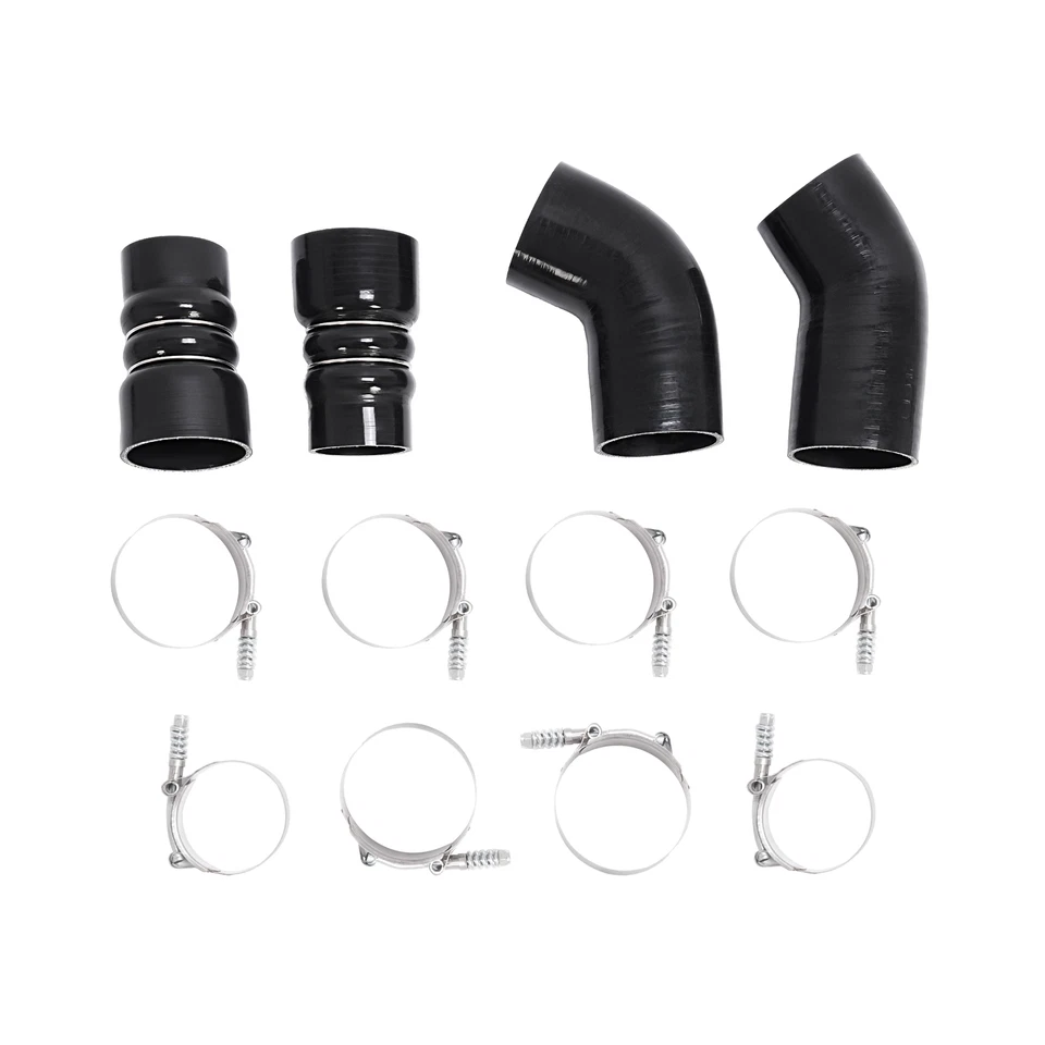 Kit de tubo y arranque intercooler de 3" de aluminio para GMC 2002-2004 6,6 L LB7 Duramax diésel Foto 4 de 4