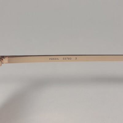 Fossil FW157 Rimless Pilot Sunglasses Gold Frame With Brown  display picture 2
