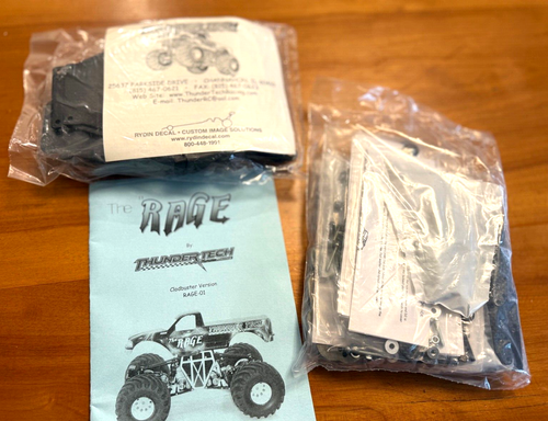 Thunder Tech Racing Rage-Pro Chassis Carbon Fiber Links For Tamiya Clod ...