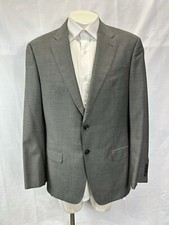 Armani Collezioni Executive Gray Plaid Jacket 2-Bt Sz US 40 R