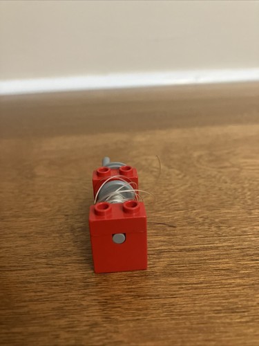 Used LEGO Red 2 x 4 x 2 Winch & Hook with Towball 73037 - 30395 - Picture 4 of 6