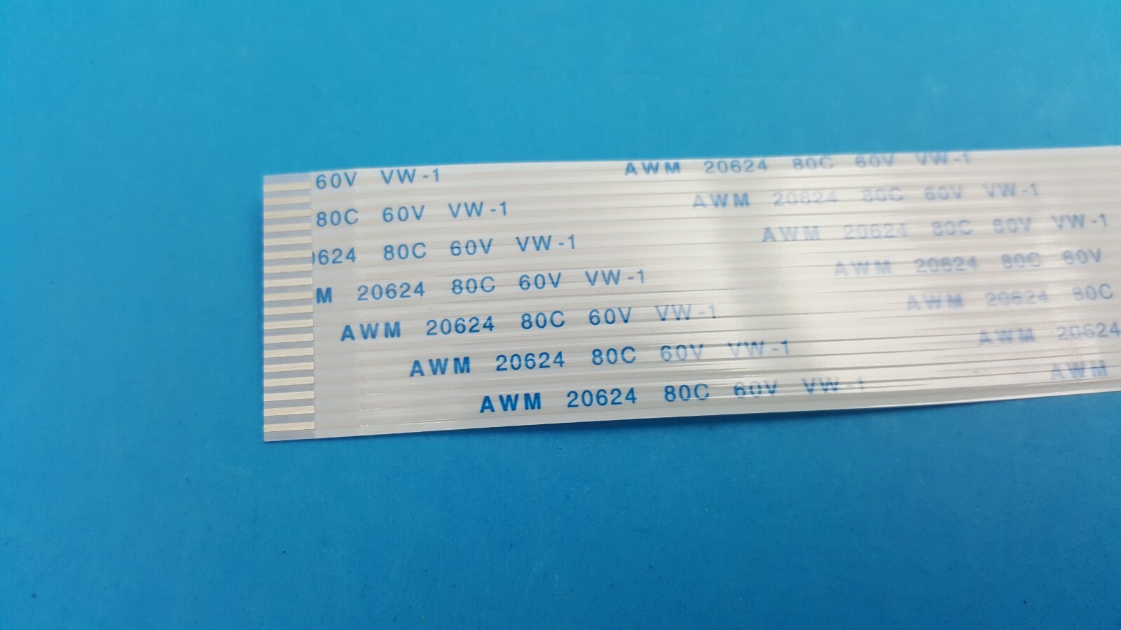 40 Pin 0,5mm Pitch AWM 20624 80C 60V VW-1 Cavo Flessibile 500mm - Foto 3