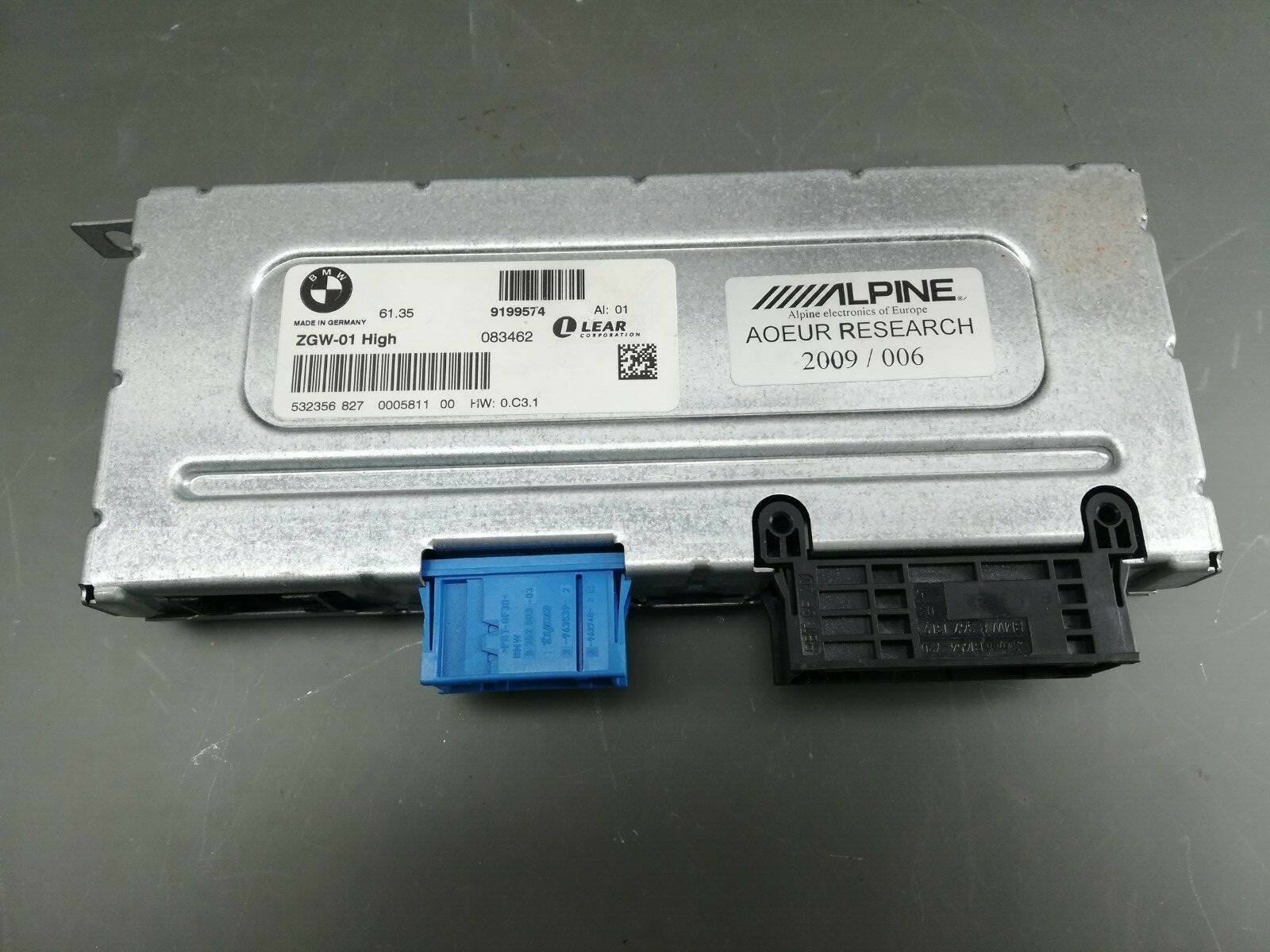 Original BMW Control Unit Central Gateway Module 9192752 ECU  