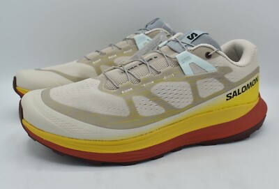 Salomon Womens Size 10.5 Ultra Glide 2 Rainy Day Freesia Trail Running Shoes