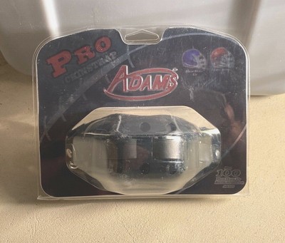 Adams Usa Pro-100-4D 4-Point High Football Chin Strap With D-Rings, Black (720957190950)