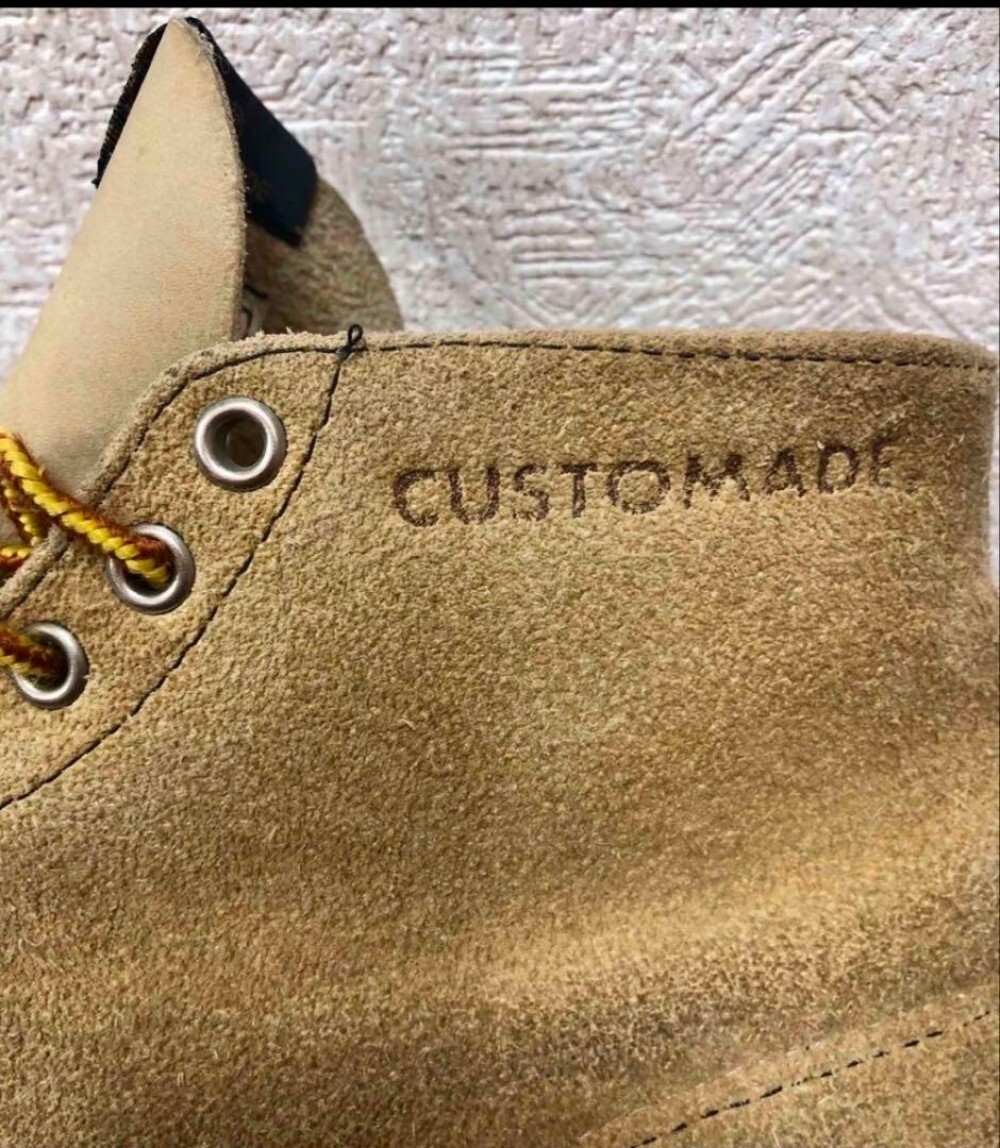 Red Wing Boots 8167 STUSSY custom US:8.5E Suede/Leather Red Wing Boots 8167 STUSSY custom US:8.5E Suede/Leather