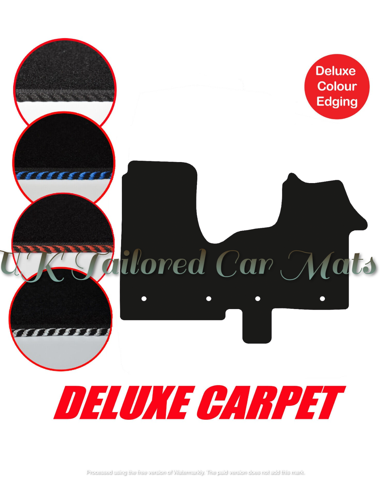 Tailored to fit Nissan NV300 20142021 Carpet Van Mats Choice of Colour