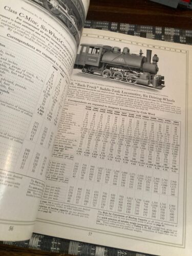 Locomotoras de vapor Porter-ligeras y pesadas: un catálogo de vapor original de 11ª edición - Imagen 15 de 23
