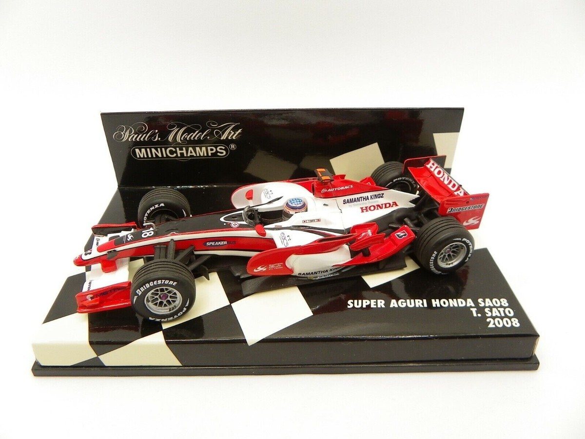MINICHAMPS F1模型 1/43 Minichamps F1 Super Aguri F1 Team Honda SA08 A.Davidson