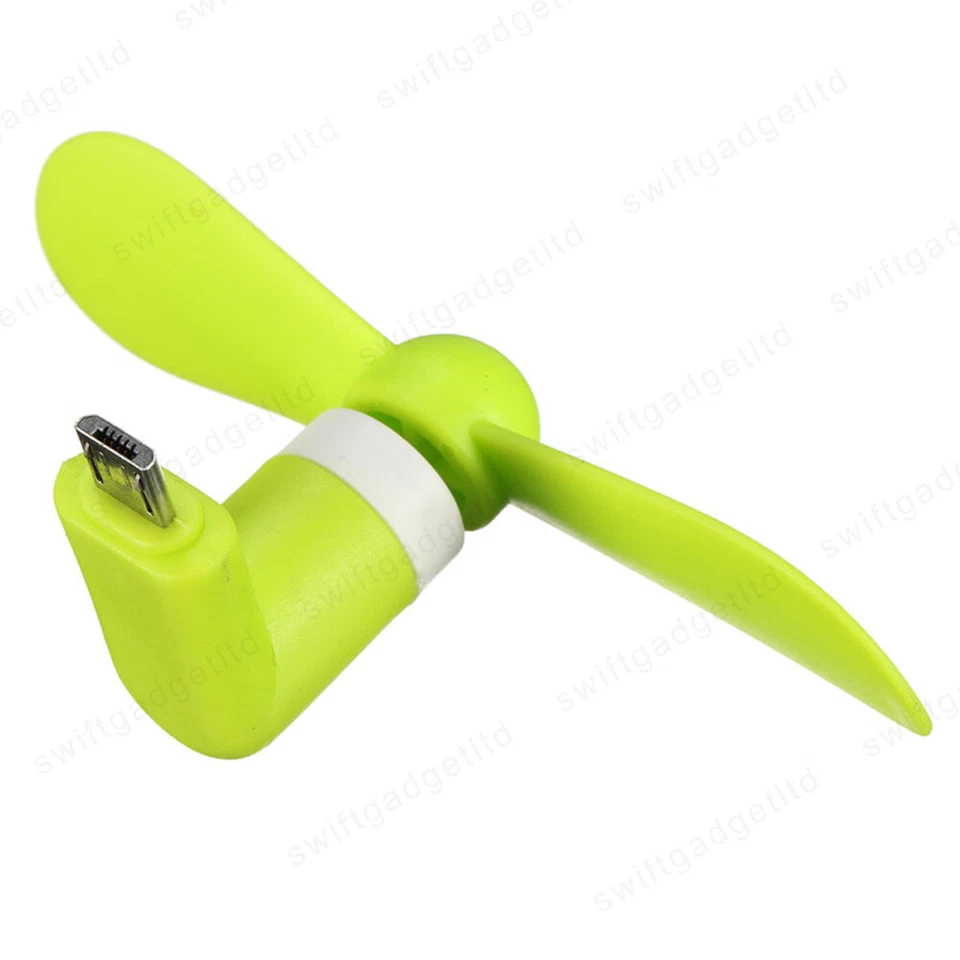 Micro USB Fan Mini Portable Handheld Travel Cooling 5V Android Mobile Phone Fan - Image 4 of 4