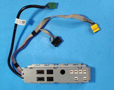 Dell OptiPlex 390 SSF Desktop 2xUSB 2.0 Port Audio Front IO Panel w/Cables 9F4N6