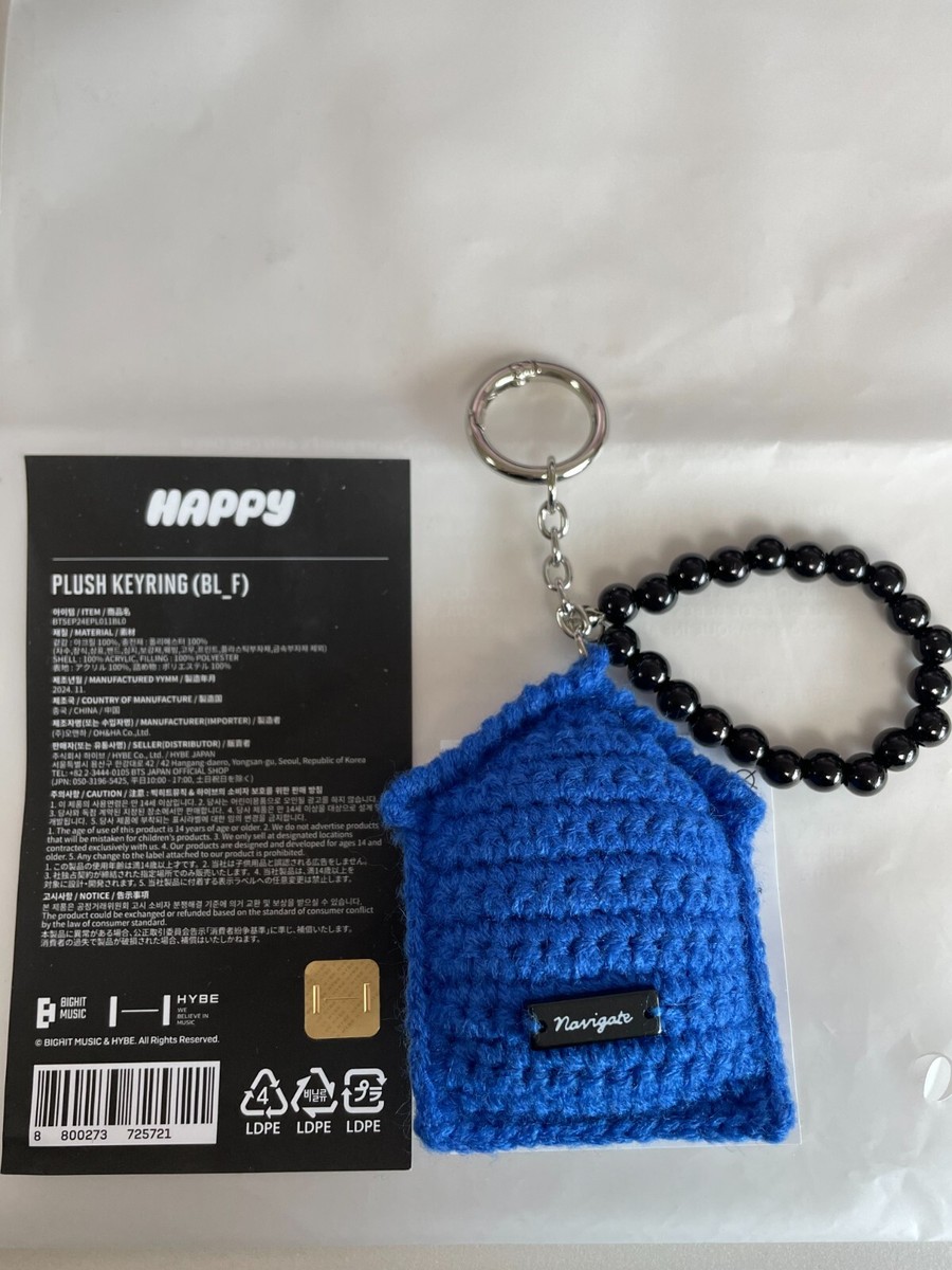 競売 BTS JIN HAPPY POP UP STORE OFFICIAL MD PLUSH KEYRING | eBay アイドル