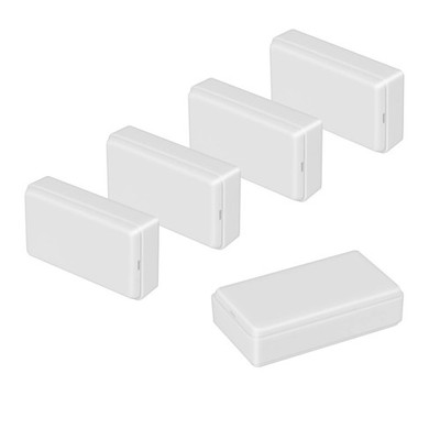 5 Pcs Project Box ABS Plastic Electrical Junction Case White 50x28x15mm DIY