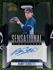 Danny Serretti 2025 Panini Prizm Baseball Sensational Signatures Base Auto