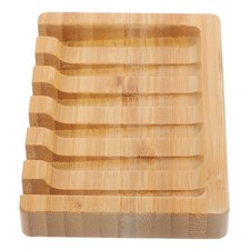 Soap Bamboo Tray Countertop Soap Draining Tray Washbasin Soap Draining Tray