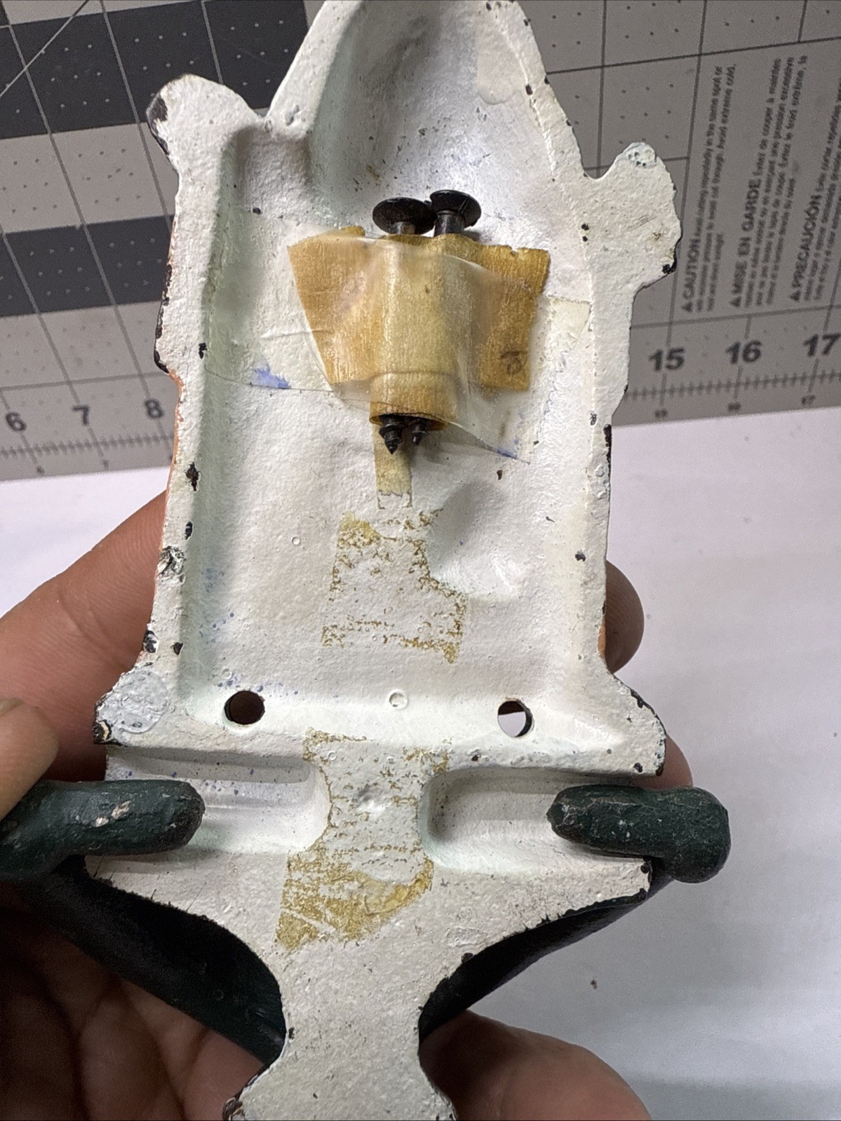 Vintage 1970s Cast Iron Humpty Dumpty Door Knocker