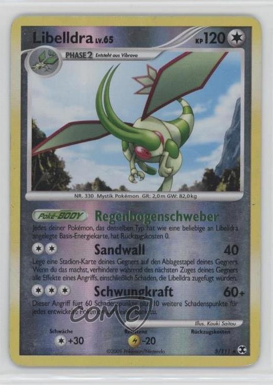 Flygon German Reverse Foil Pokémon Platinum Rising Rivals #5 2009