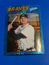 2026 Topps Heritage - Austin Riley #271 Chrome Light Blue Sparkle Refractor