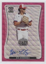 2020 Leaf Metal Draft Pink Wave 2/10 Ben Hernandez #BA-BH1 Auto 0e2x