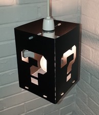 Mario Kids Gamer Bedroom Lightshade Lampshade Games Boys Present Decoration