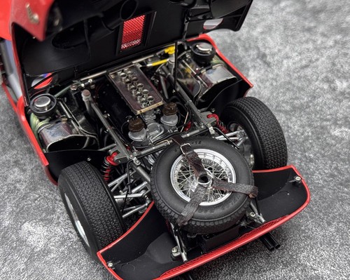 CMC 1:18 Ferrari 250LM 31# Car Model Racing Alloy Diecast Hobby adults Gifts Red - Picture 13 of 14