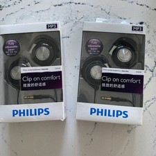 Philips SHS4700 Earclip Headphones / Wired / Adjustable Earhooks /Black