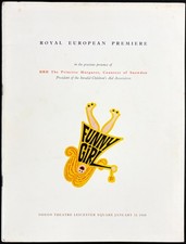 Funny Girl ORIGINAL Royal Premiere Brochure Barra Streisand William Wyler 1969