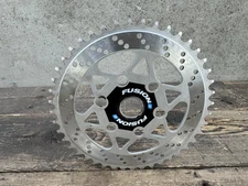 Haro Fusion 44t Bmx Sprocket Chainring Old Mid School Aluminum Vintage 