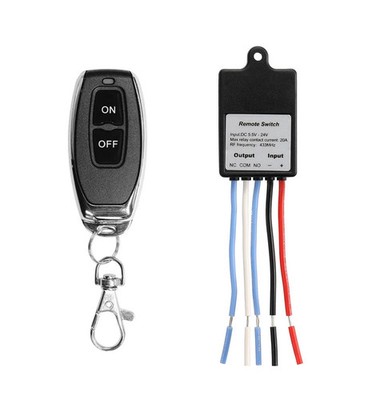 Mini Wireless Remote Control Switch DC 6V 12V 24V 36V 60V 1 Channel RF