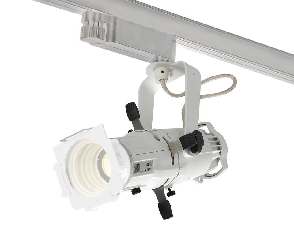 ETC Source Four 4 Mini 36/50 Degree MR16 12V Profile Spotlights EUTRAC Fittings - Image 2 of 4