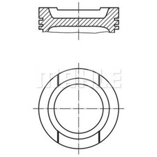 MAHLE Piston Compatible Pour VW Audi Golf VI 5K1 1.6 1K1 1J1 AJ5 1K5