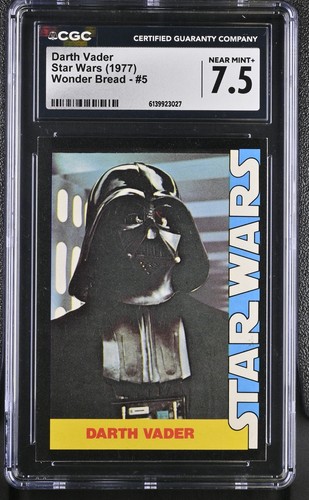 1977 Wonder Bread Star Wars #5 Darth Vader — CGC 7.5
