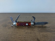 Vintage 1950s 1960s Ulster Boy Scouts Pocket Knife 4 Tool Made in USA