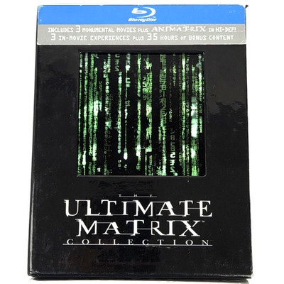 Ultimate MATRIX Collection: (Blu-ray, 7-Disc Set) Animatrix Matrix Experience
