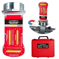 AutoSolo Caster Camber Gauge with Kingpin Inclination, 3-in-1 Magnetic Alignm...
