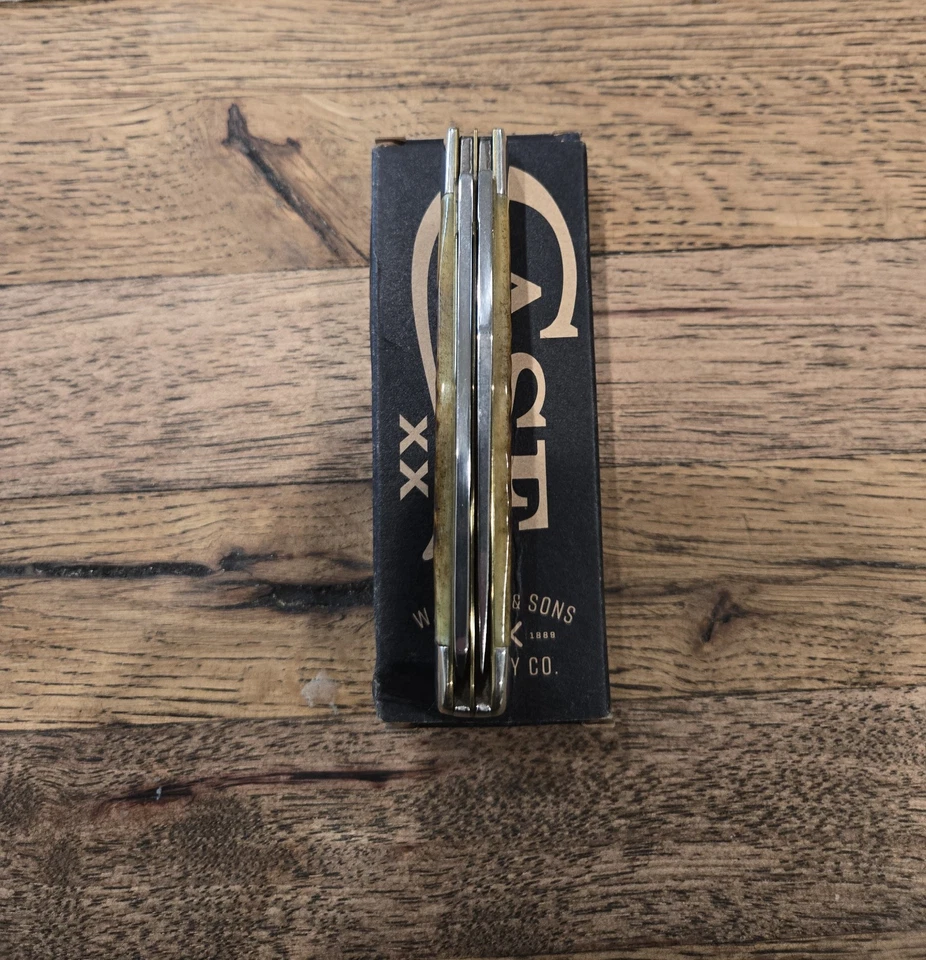 Case XX Trapper Antiguo Roger's Corn Cob Mango Planificado Foto 3 de 4