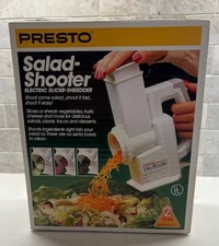 Vintage Presto Salad Shooter 02910 Electric Slicer/Shredder New In Open Box