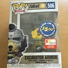 Funko Pop! Games Fallout 76 Excavator Armor #506 E3 2019 Limited Edition