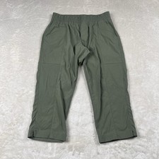 Columbia Omni-Shield Advanced Repellency Pants Womens Small Green Stretch Waist