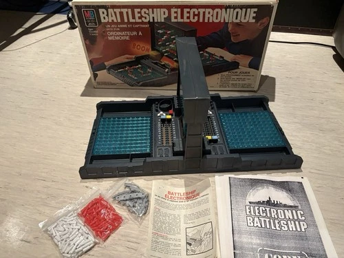 VINTAGE 1977 Electronic Battleship COMPLETE WORKS Milton Bradley