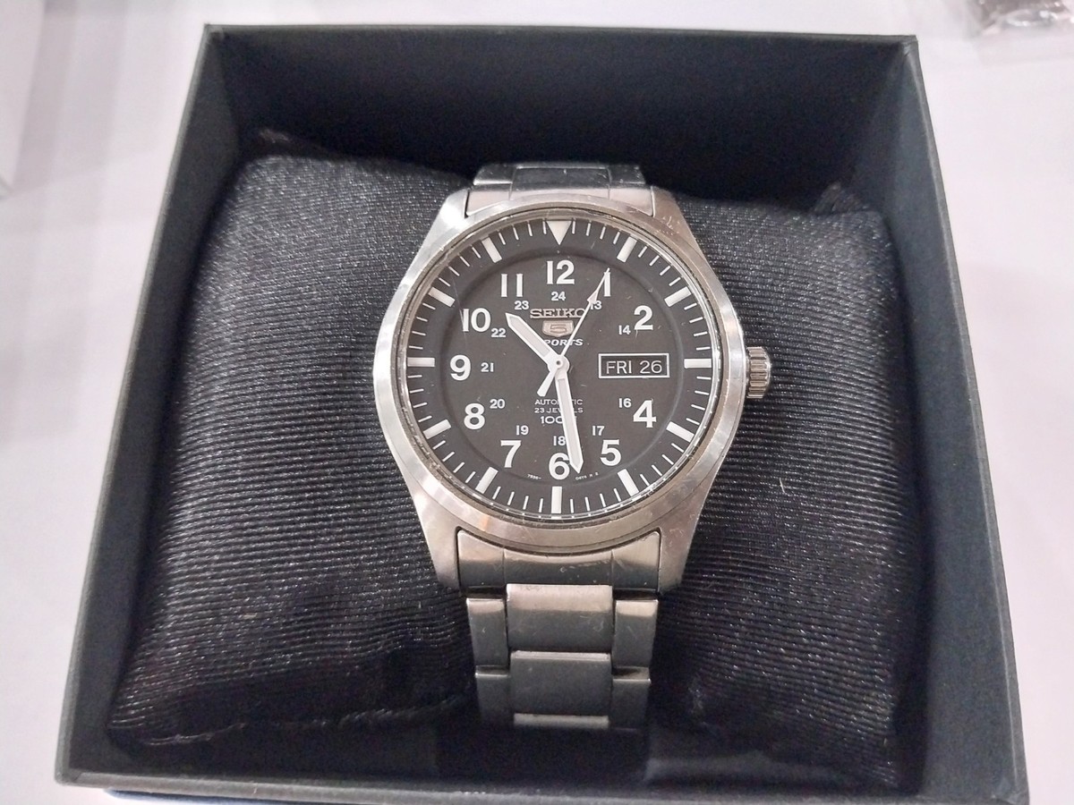 Seiko 5 Sports SNZ Automatic Analog Black Dial SNZG13J1 Men's