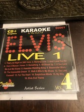 Elvis - Live - Volume 4 - In The Style Of - Karaoke - Music CD - LIKE NEW-lfs