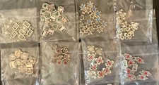 Lot Assorted SWAROVSKI CRYSTAL SLIDE BEADS Jewelry Making
